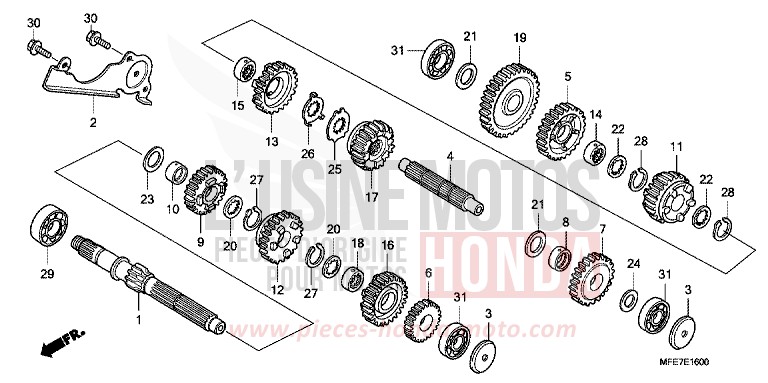 GETRIEBE von Shadow Aero DEGITAL SILVER METALLIC (NHA30A) von 2008